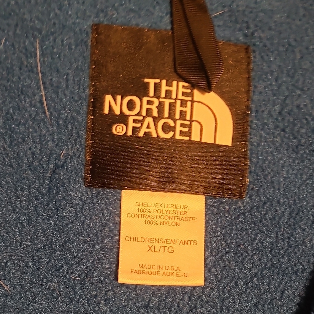 The North Face Black and Blue Fleece Jacket - Picture 6 of 10